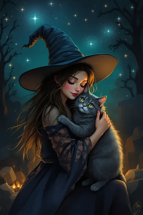 女巫与猫 奇幻魔幻电影封面