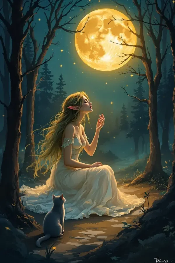 精灵族的月歌 奇幻魔幻电影封面