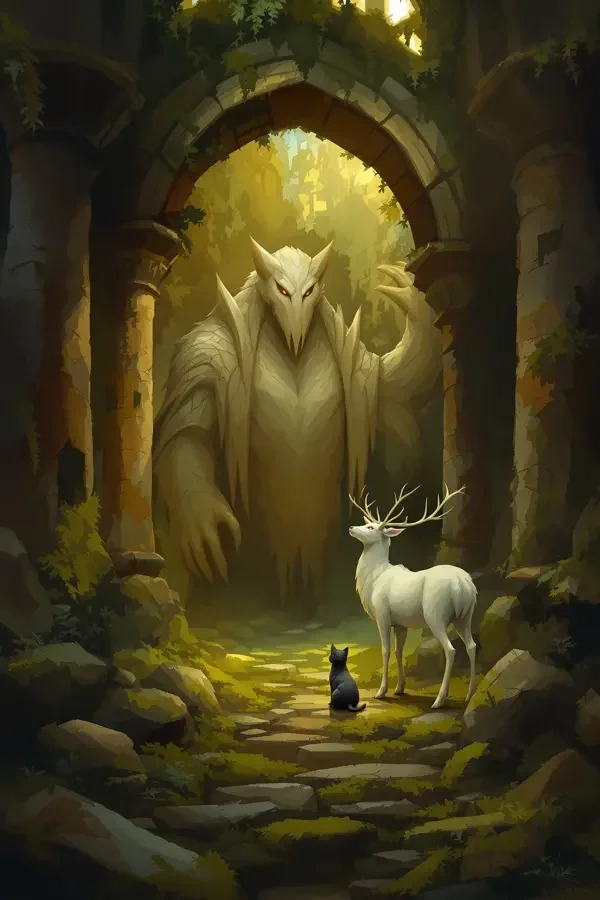 白鹿与石人 奇幻魔幻电影封面