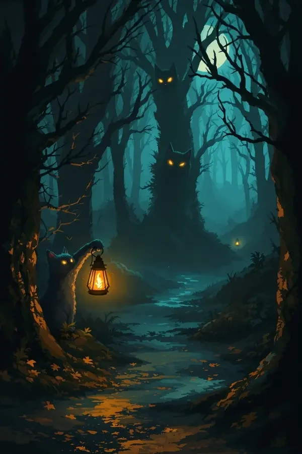 禁林深处的黑魔影 奇幻魔幻电影封面